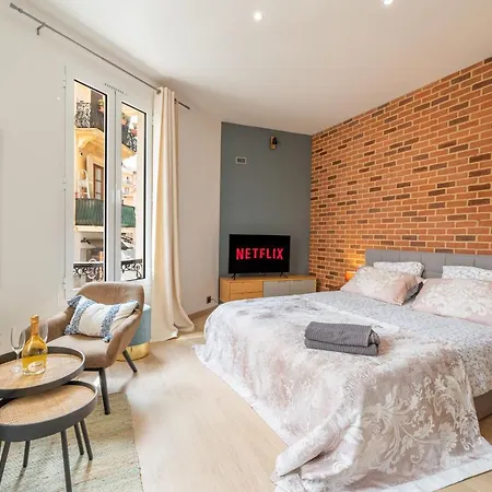 Grand Studio Climatise Tres Proche Monaco Beausoleil Exterior photo