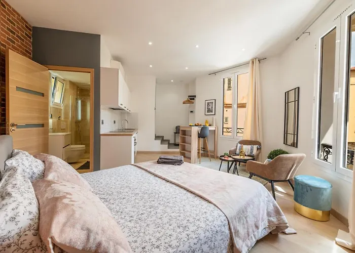 Grand Studio Climatise Tres Proche Monaco